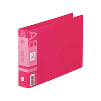ライオン事務器 リングファイル ミナノ A5ヨコ RF-226M レッド F376850-12170