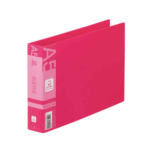 ライオン事務器 リングファイル ミナノ A5ヨコ RF-226M レッド F376850-12170-イメージ1