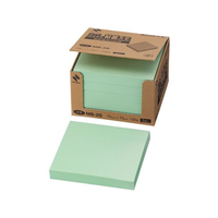 ニチバン ポイントメモ 再生紙 ビジネスパック 75×75mm グリーン 5冊 FCF616T-MB-2G