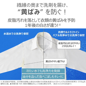 東芝 全自動洗濯機(インバーター洗濯機) ZABOON グランホワイト AW-10DHB6(W)-イメージ5