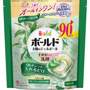Ｐ＆Ｇ ボールド ジェルボール4D グリーンティー&ネロリ 詰替 90個 FCK104C-イメージ2