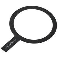 エレコム MAGKEEPメタルリングステッカー ブラック AMS-MAGST3BK