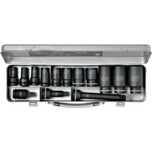 ＫＴＣ １２．７ｓｑ．インパクトレンチ用ソケットレンチセット（セミディープ薄肉） KTC 12.7sq.インパクトレンチ用ソケットレンチセット（セミディープ薄肉） TBP4M11TPA-イメージ1