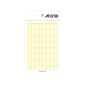 エーワン フリーラベル 8×15mm 64面 15シート 1袋 F731906-06001-イメージ1