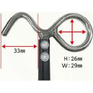 エスコ 290～ 730mm 玉掛け安全棒 S FCJ674H-EA981N-91-イメージ6