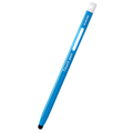 エレコム 三角型タッチペン(細) ブルー P-TPEN02SBU