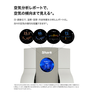 シャークニンジャ Shark BreatheClear 空気清浄機 グレー HP162JGY-イメージ5