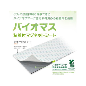 マグエックス マグネットロール バイオマス粘着付 強力タイプ(10M巻き) FCD063T-MSWFPGR-12-100--イメージ3