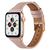 GAACAL Apple Watch Series 1-9/SE1-2/Ultra 2 [42/44/45/49mm]用「きれいめアッシュ」PUレザーバンド ピンク W00264PB-イメージ1
