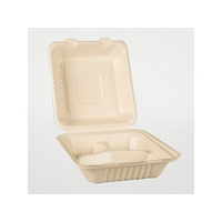 パックスタイル バガス容器 BBランチ 200-220-3 ラミ 50枚 FC326SH-00654679