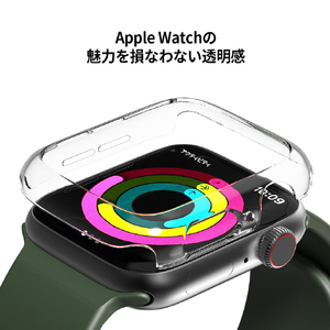 araree Apple Watch 44mm用ハードクリアケース Nu:kin AR20497AW-イメージ7