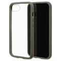 ラスタバナナ iphone17e/16e用 flexguard ﾊｲﾌﾞﾘｯﾄﾞｹｰｽ tpu×pc グレー×クリア 8666IP5EHPGRY