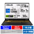ASUS ASUS TUF Gaming F16 (FX608JPR) イェーガーグレー FX608JPR-I7R5070321T