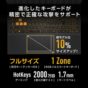 ASUS ASUS TUF Gaming F16 (FX608JPR) イェーガーグレー FX608JPR-I7R5070321T-イメージ6
