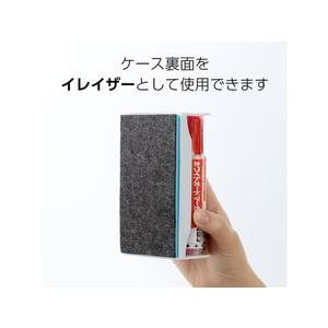 ぺんてる ノックル 中字 赤4本イレーザーセット FC914MZ-EMWLM-4BMOS-イメージ2