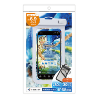 トリニティ [AQUA Shield] スマートフォン用防水ケース ホワイト TR-WPC-DL-WT