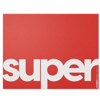 Pulsar Superglide3 Glass Mousepad Type-S Lサイズ Red SGPLR3S