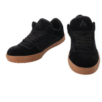 おたふく手袋 ワークシューズ ローカット 黒 25.5cm FCE366Z