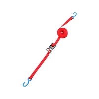 トラスコ中山 TRUSCO ベルト荷締機ワイドハンドル 25mm幅 150kg Sフック 0.154.50.35-Sフックタイプ FC078GY-2082596