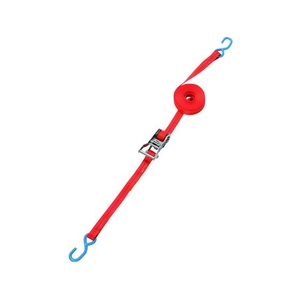 トラスコ中山 TRUSCO ベルト荷締機ワイドハンドル 25mm幅 150kg Sフック 0.154.50.35-Sフックタイプ FC078GY-2082596-イメージ1