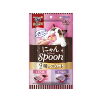 ユニ・チャーム 銀のスプーン 三ツ星グルメおやつ にゃんSpoon 2種のアソート まぐろ&かつお味 10g×10本 FCJ619N