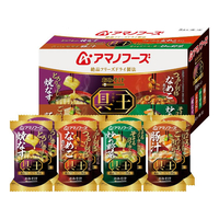アマノフーズ 具王 おみそ汁 4種セット フリーズドライ 8食 FCK710B