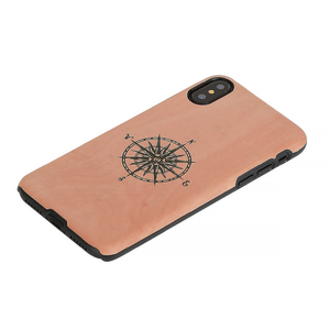 Man & Wood iPhone XS/X用天然木ケース Compass I10498I8-イメージ2