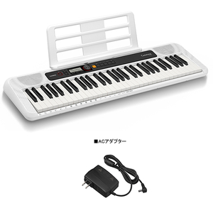 カシオ ベーシックキーボード ホワイト CT-S200WE-イメージ4