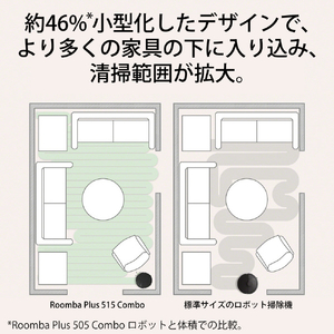 iRobot Roomba Plus 515 Combo ロボット + AutoWash 充電ステーション ブラック N285060-イメージ10