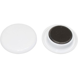 ミツヤ カラーマグネット 30mm 白 10個×5 FC083SJ-BX2-CM30WH-イメージ2
