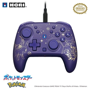 HORI ワイヤード ホリパッド TURBO for Nintendo Switch  2 ブラッキー&エーフィ Starlight Night NSX227-イメージ1