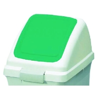 山崎産業 コンドル/屋内用屑入れ リサイクルトラッシュECO-50用 プッシュ蓋 緑 FC777JL-3702472