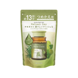 【単品7個セット】 アーユルタイム リフレッシュデイ ボトル(代引不可)【送料無料】 バスクリン FC789ST アーユルタイム リフレッシュデイ 詰替 520g