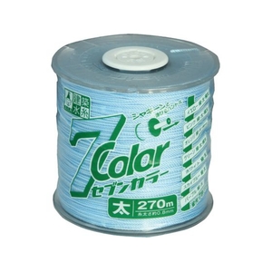 たくみ 7COLOR 太 スカイブルー 270M 蛍光スカイブルー270約0.8ナイロン FC189JN-7515421-イメージ1