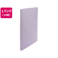 Forestway フラットファイルライト A4タテ とじ厚15mm 紫 10冊 FCE924U-FRW-213291