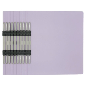 Forestway フラットファイルライト A4タテ とじ厚15mm 紫 10冊 FCE924U-FRW-213291-イメージ2