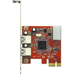 玄人志向 EtronTech社製 EJ168搭載 USB3．0x2 インターフェースボード(PCI-Expressx1接続) USB3.0E-P2-PCIE-イメージ1