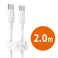JTT 100W PD対応ケーブル(2m) hoco ホワイト X51-100TC20-WH