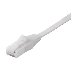 バッファロー ツメ折れないCat6A LANケーブルフラットタイプ(2m) ホワイト BSLS6AFU20WH-イメージ1