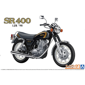 アオシマ 1/12 ヤマハ1JR SR400 '98 ザ・バイク No.14 ｻﾞﾊﾞｲｸ14ﾔﾏﾊ1JRSR40098-イメージ1