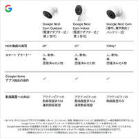 Google GA09963-JP Google Nest Cam Outdoor(電源アダプター式 / 第 2