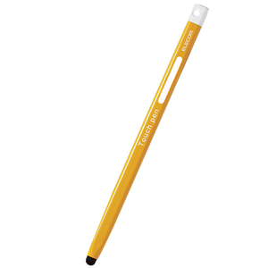 エレコム 三角型タッチペン(細) イエロー P-TPEN02SYL-イメージ1