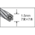 トラスコ中山 ステンレスワイヤロープ Φ1.5mm×30m 1.53030 FC637EK-4891287-イメージ2