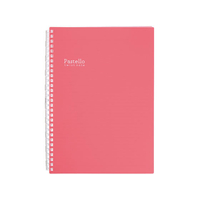 リヒトラブ Pastello ツイストノート セミB5 29穴 ルージュ FC09855-N1908-2