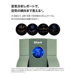シャークニンジャ Shark BreatheClear 空気清浄機 グリーン HP162JGN-イメージ5