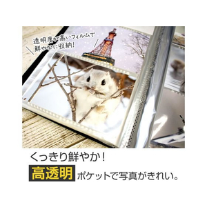 セキセイ フォトアルバム 高透明 Lサイズ 300枚 ブルー FC643NZ-KP-300-10-イメージ2