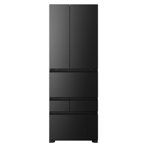 ハイセンス 501L 6ドア冷蔵庫 サテンブラック HR-FH50S-K-イメージ1