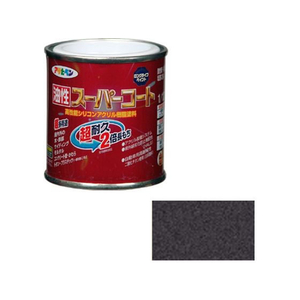 アサヒペン 油性スーパーコート 1／12L 銀黒 FC324NV-イメージ1