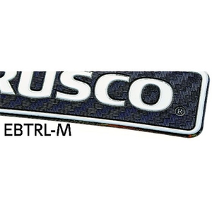 トラスコ中山 超耐候性軟質エンブレム TRUSCOロゴ文字のみ エンボス加工 34.8107.21クロムメッキ調 FC807FZ-2075888-イメージ4