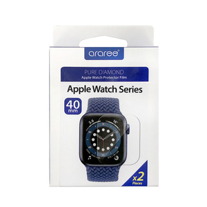 araree Apple Watch 40mm用PURE DIAMOND (2枚入り) AR20500AW-イメージ3